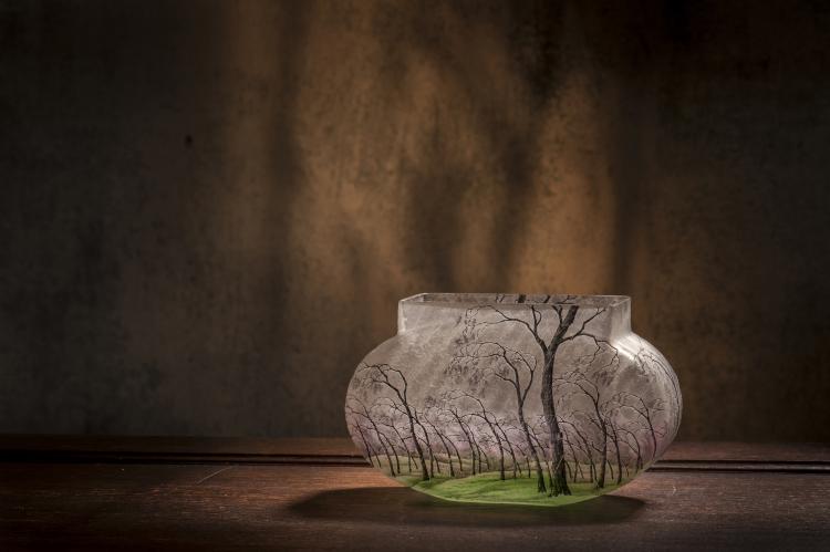 Bild 1 zu Objekt, 'Pluviose' - 'Une Pluie' vase, c1900, Henri Berg&eacute;, Daum Fr&egrave;res, Nancy, 135 24