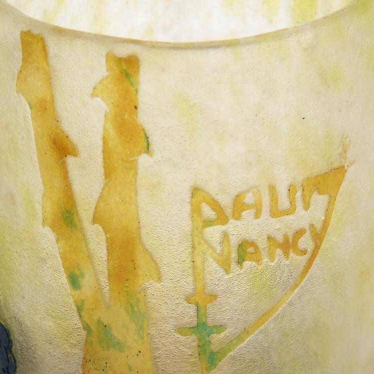 Bild 2 zu Objekt, Vase 'M&ucirc;res', um 1910, Daum Fr&egrave;res, Nancy, 135 71