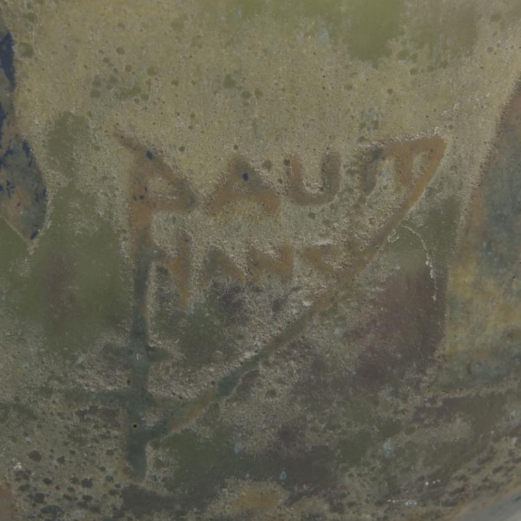Bild 2 zu Objekt, 'Je meurs o&ugrave; je m'attache' vase, c1910, Daum Fr&egrave;res, Nancy, 135 72