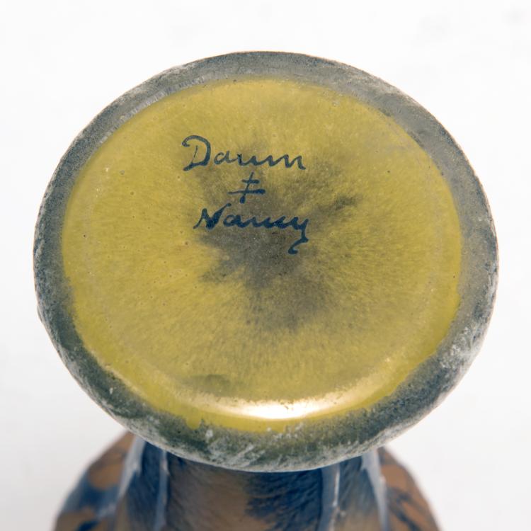 Bild 2 zu Objekt, Kleine Vase 'Cr&eacute;puscule neige' oder 'Arbres en hiver', um 1906, Daum Fr&egrave;res, Nancy, 135 51