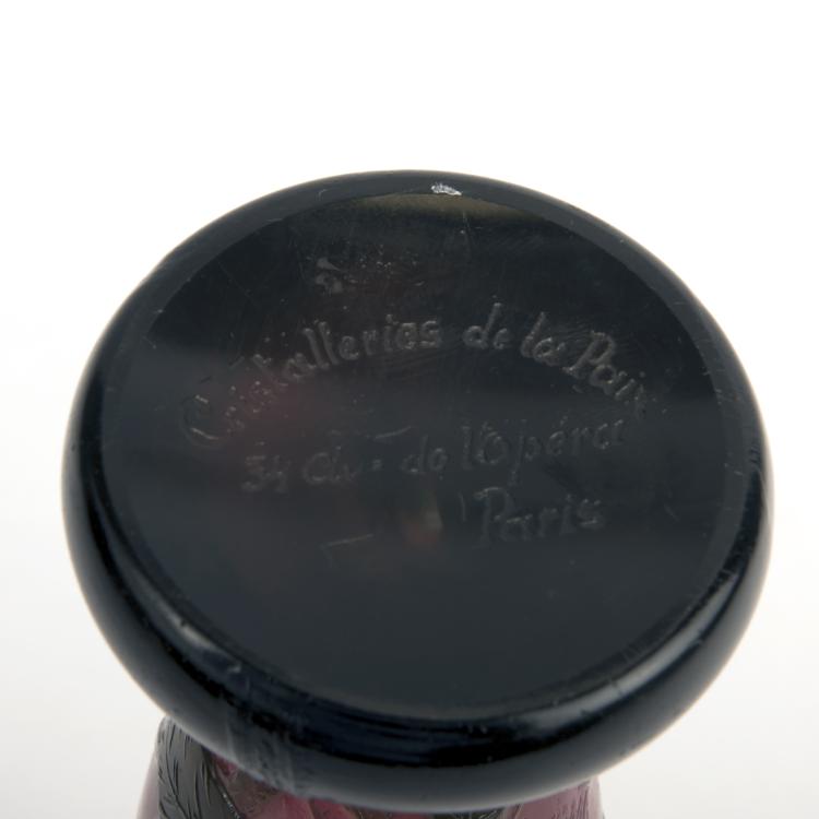 Bild 2 zu Objekt, 'Glycines' vase, c1900, Mabut, Jules, Cristalleries de la Paix, Paris, 135 205