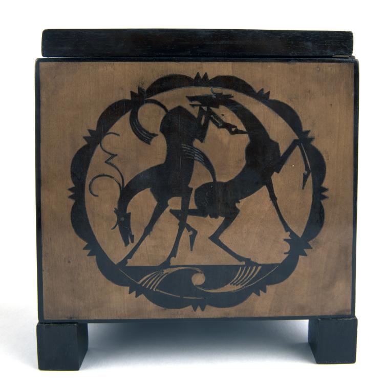 Bild 4 zu Objekt, Casket with Hunting Motives, 1920s, Diederich, Wilhelm Hunt, 135 603