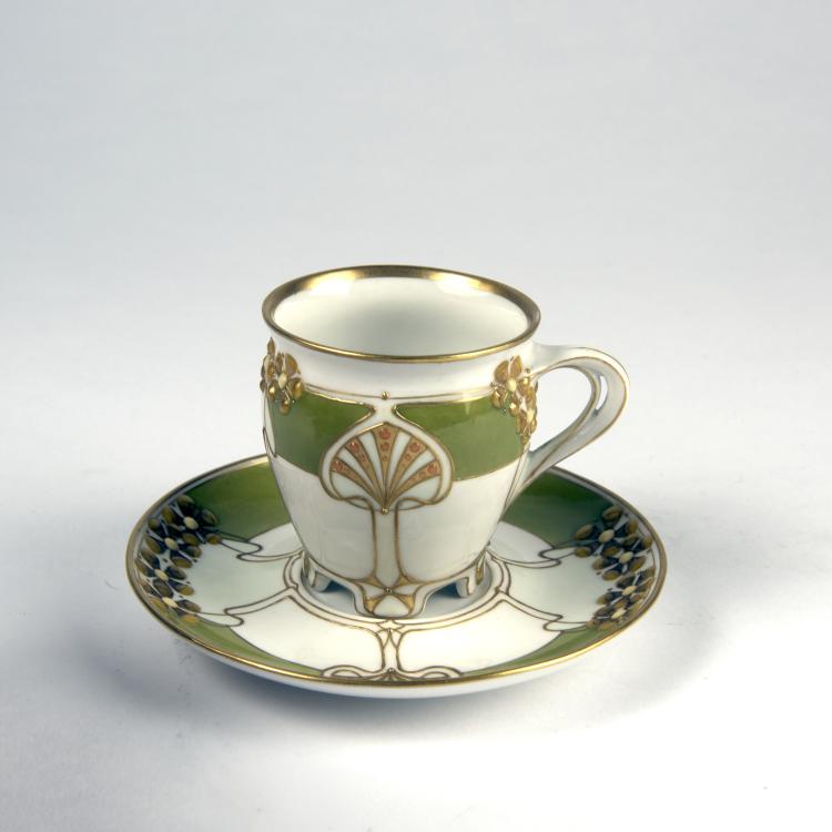 Bild 1 zu Objekt, Mocha cup, 1902, Adolf Flad, Berlin, KPM, 135 501