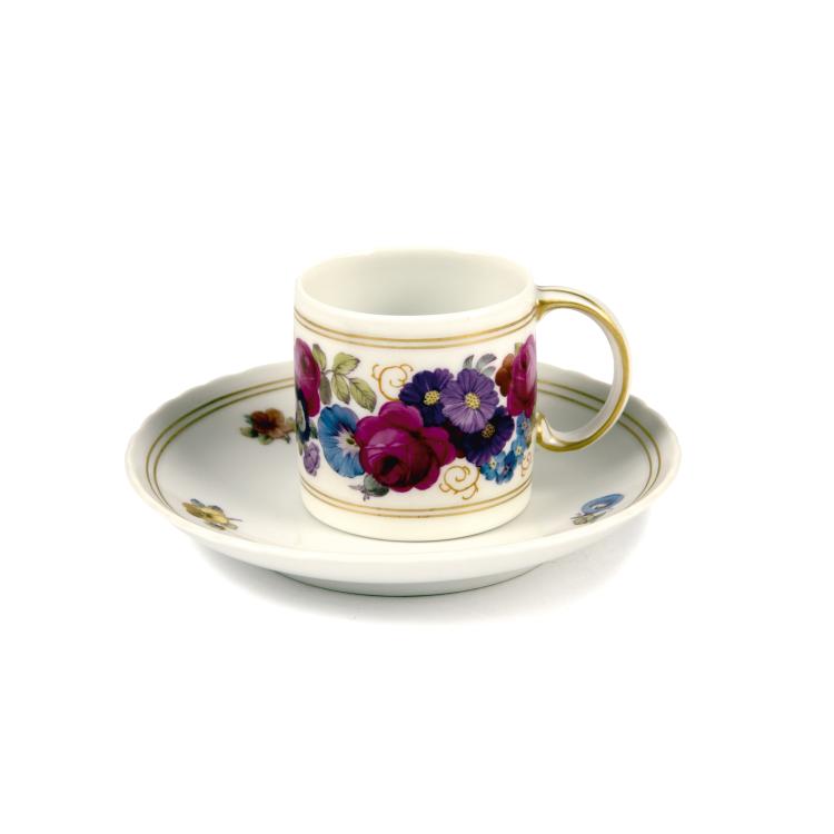 Hauptbild zu Objekt, Mokkatasse, um 1910, Berlin, KPM, 135 506