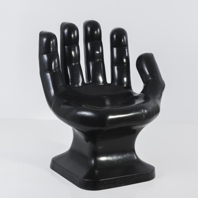 Bild 6 zu Objekt, Two 'Hand' chairs, 1970s, Italien oder Deutschland - vers. Versionen, 134B 521