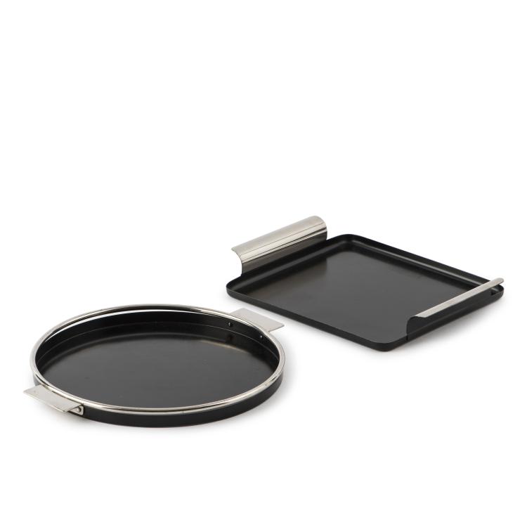 Hauptbild zu Objekt, Zwei Tabletts, 1929-32, Marianne Brandt, Ruppelwerk, Gotha, 136A 25