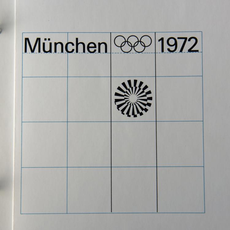 Bild 2 zu Objekt, Richtlinien und Normen f&uuml;r die visuelle Gestaltung with chapter Waldi, 1969, Otl Aicher, Olympiade M&uuml;nchen 1972; Fachliteratur, 134B 419