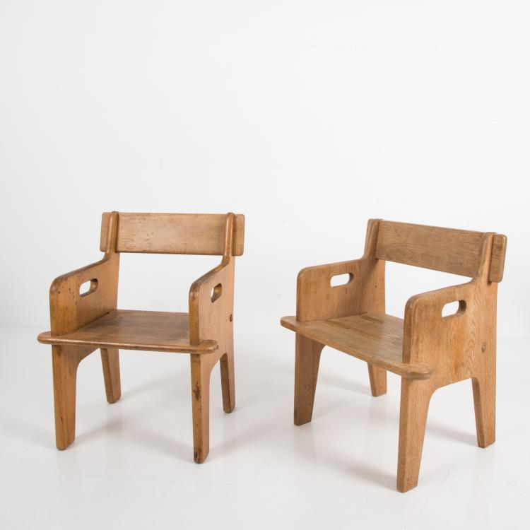 Bild 1 zu Objekt, Zwei Kinderst&uuml;hle 'Peter's chair', 1944, Getama, Gedsted, 134B 295