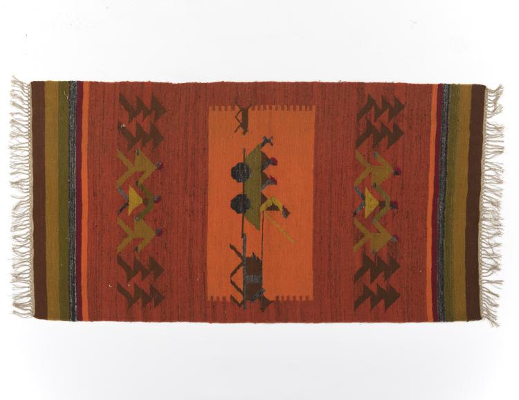 Hauptbild zu Objekt, 'Na Jarmark' carpet, c1960, PS Plia, 134B 447