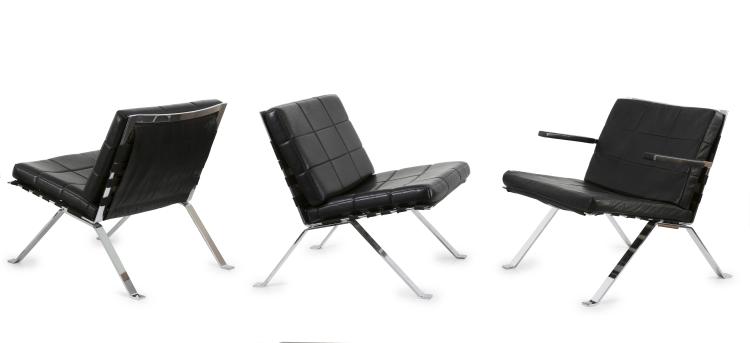 Hauptbild zu Objekt, Drei Sessel '1600 - Eurochair', um 1968, Hans Eichenberger, Girsberger, Triesen, 134B 478