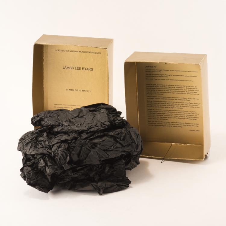 Hauptbild zu Objekt, 'James Lee Byars' (Edition), 1977, James Lee Byars, St&auml;dtisches Museum M&ouml;nchengladbach, 136B 18