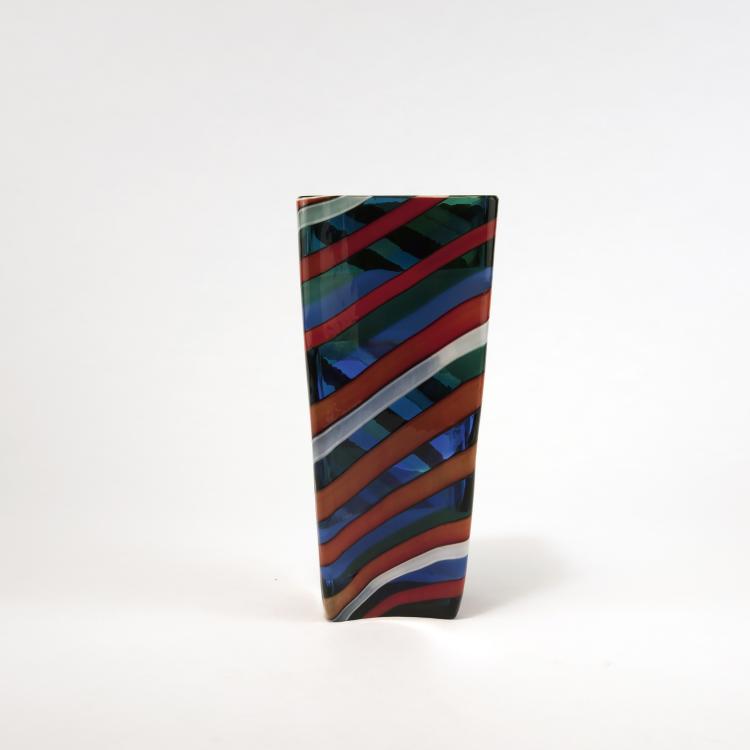 Bild 4 zu Objekt, 'Scozzese' vase, 1954-57, Fulvio Bianconi, Venini & C., Murano, 134C 590