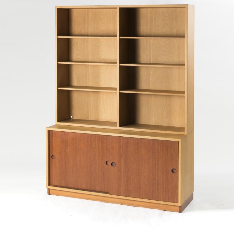 Hauptbild zu Objekt, '&Ouml;resund' cabinet with shelves, c1955, B&oslash;rge Mogensen, Andersson & S&ouml;ner, Karl, Husqvarna, 134B 382