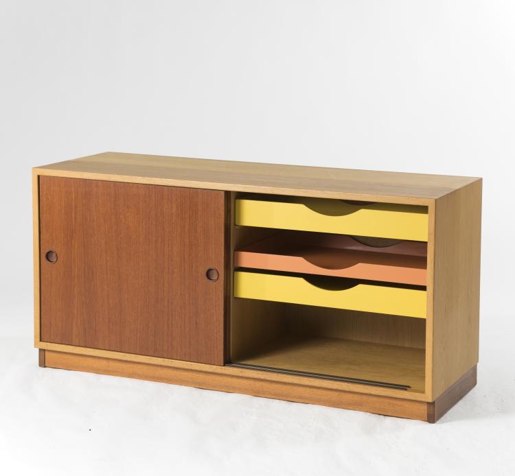 Bild 5 zu Objekt, '&Ouml;resund' cabinet with shelves, c1955, B&oslash;rge Mogensen, Andersson & S&ouml;ner, Karl, Husqvarna, 134B 382