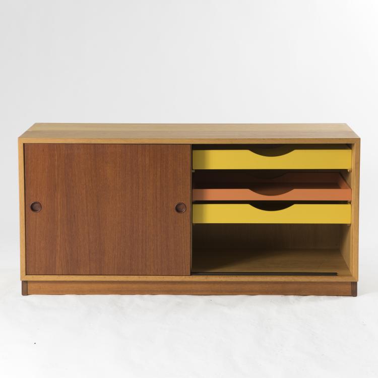 Bild 6 zu Objekt, '&Ouml;resund' cabinet with shelves, c1955, B&oslash;rge Mogensen, Andersson & S&ouml;ner, Karl, Husqvarna, 134B 382
