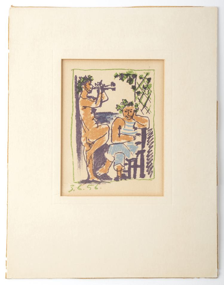 Hauptbild zu Objekt, 'Faune et Marin', 1956, Pablo Picasso, Ed. Galerie 65, Cannes, 136B 95