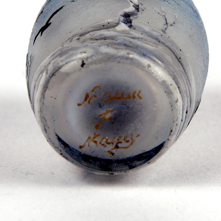 Bild 2 zu Objekt, Miniaturvase 'Neige, corbeaux', 1904, Daum Fr&egrave;res, Nancy, 135 35