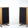 Two 'Monitor TLS 80' loudspeakers with metal bases, c1974