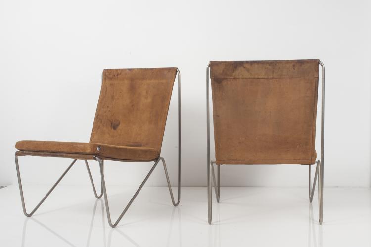 Bild 1 zu Objekt, Two 'Bachelor' - '3350' chairs, 1953, Verner Panton, Hansen, Fritz, Aller&oslash;d, 134B 349