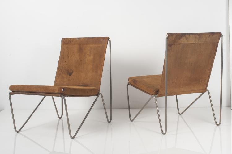 Bild 2 zu Objekt, Two 'Bachelor' - '3350' chairs, 1953, Verner Panton, Hansen, Fritz, Aller&oslash;d, 134B 349