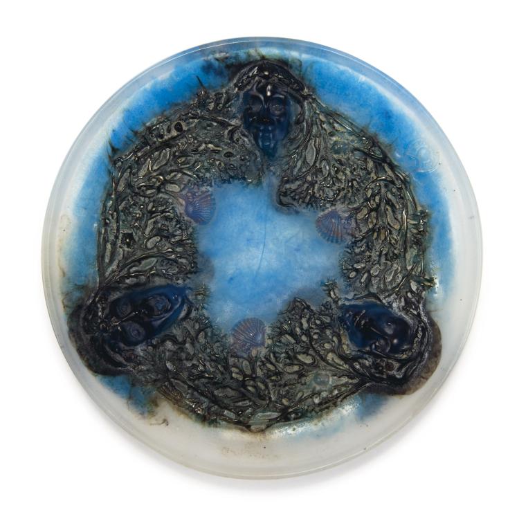 Hauptbild zu Objekt, Schale 'Trois sir&egrave;nes', 1912, D&eacute;corchemont, Fran&ccedil;ois, 135 234