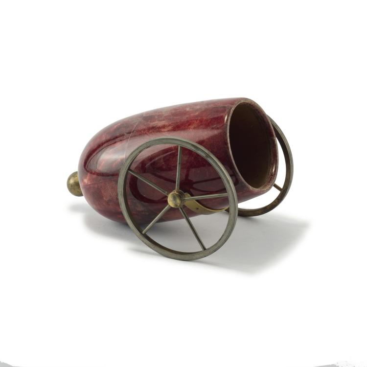 Hauptbild zu Objekt, 'Cannon' bottle holder, 1950s, Aldo Tura, Tura, Mailand, 134A 15