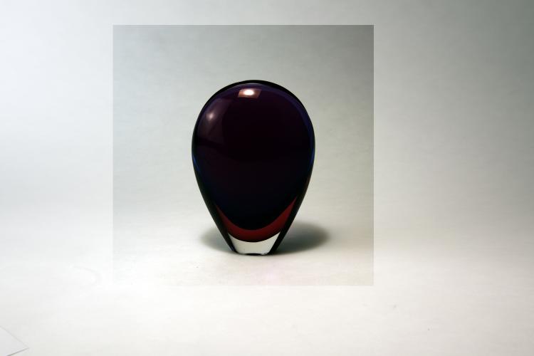 Hauptbild zu Objekt, 'Valva' vase, c1954, Flavio Poli, Seguso Vetri d'Arte, Murano, 134C 687