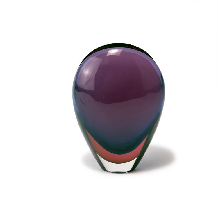 Bild 1 zu Objekt, 'Valva' vase, c1954, Flavio Poli, Seguso Vetri d'Arte, Murano, 134C 687