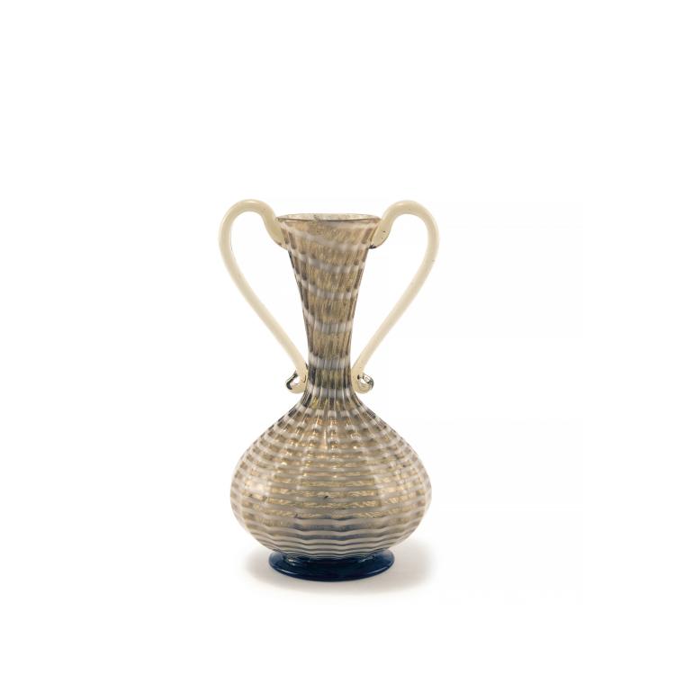 Hauptbild zu Objekt, Henkelvase 'Avventurina', um 1936, Ercole Barovier, Ferro Toso Barovier, Murano, 134C 640