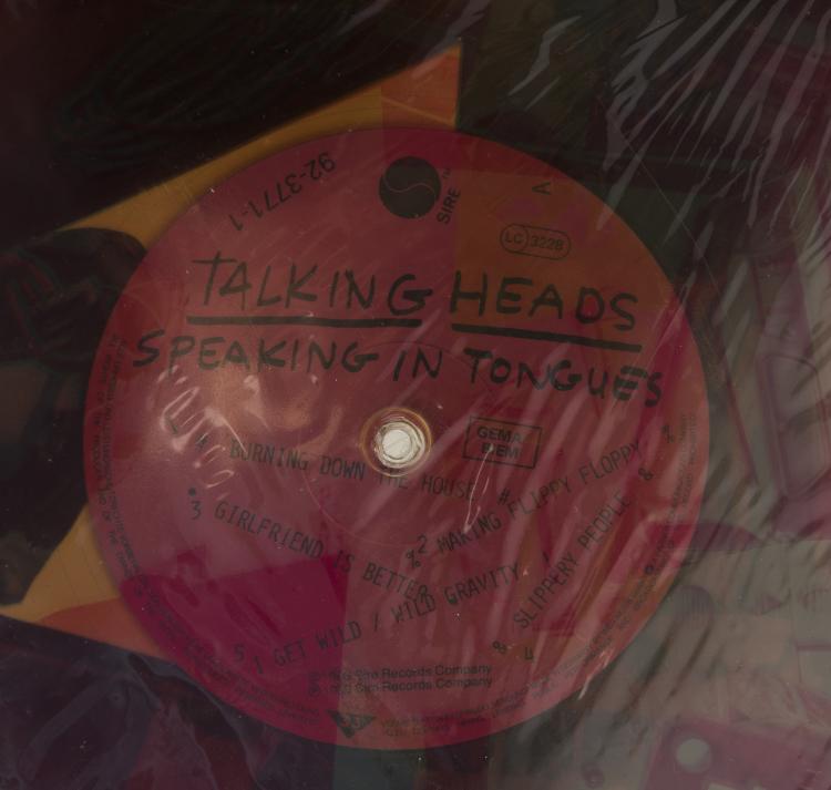 Bild 1 zu Objekt, 'Speaking in Tongues' (Design Robert Rauschenberg, LPs Talking Heads), 1982, Robert Rauschenberg, 136B 103