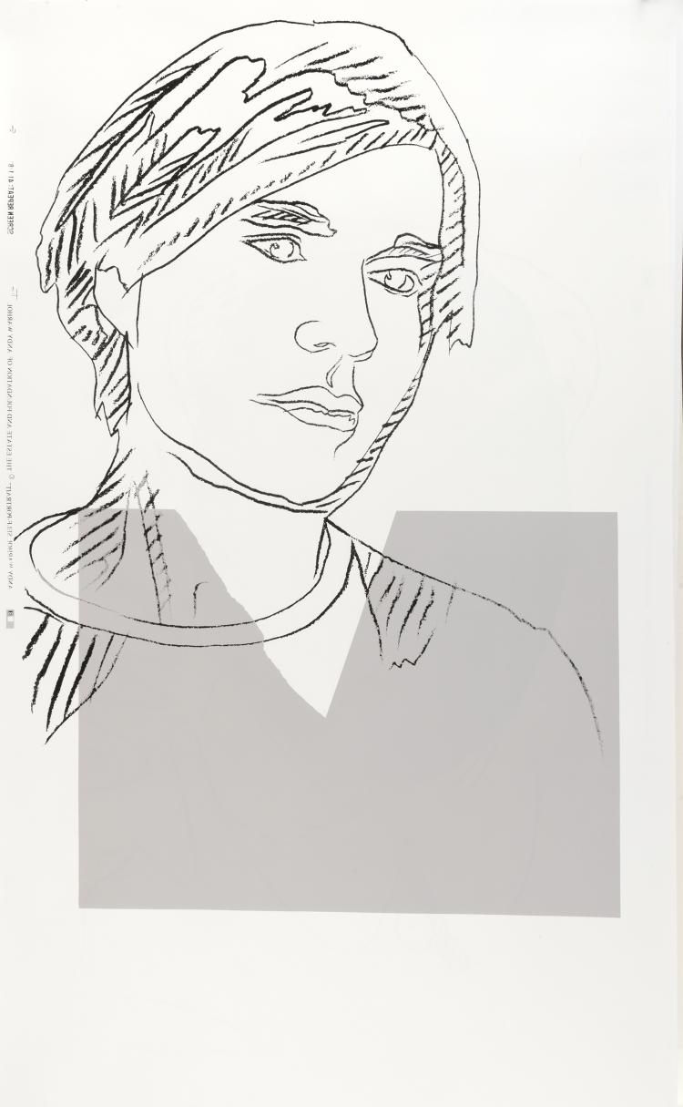 Hauptbild zu Objekt, 'Self-Portrait' (Wallpaper), 1978  , Andy Warhol, 136B 129