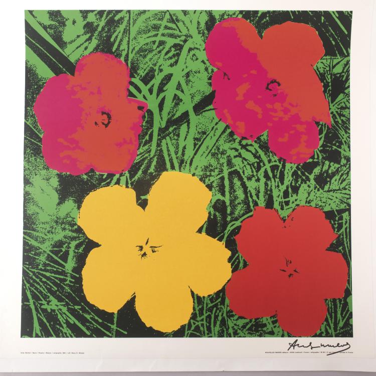 Hauptbild zu Objekt, after 'Flowers', 1964, Andy Warhol, &Eacute;diteurs Nouvelles Images, Lombreuil, Frankreich, 136B 127