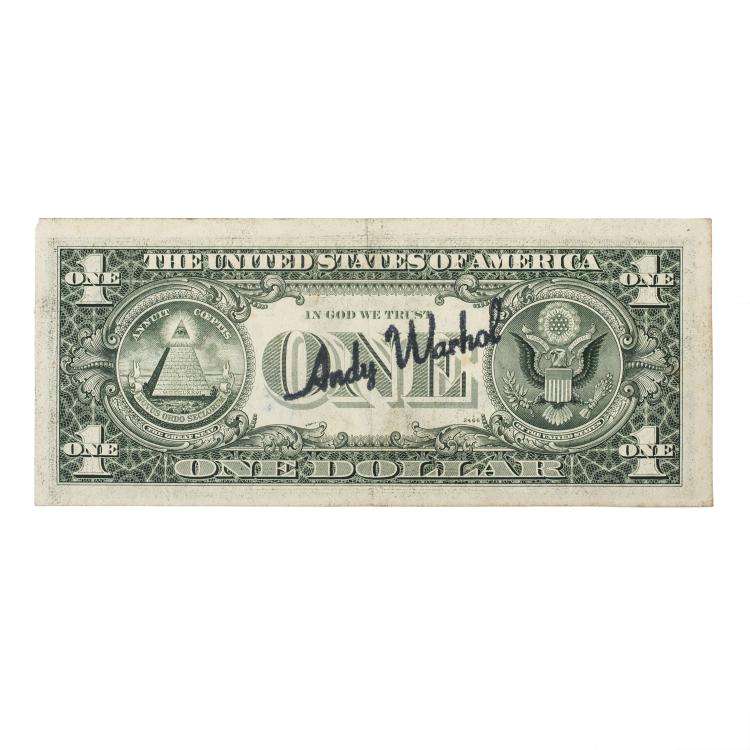 Bild 1 zu Objekt, 'One Dollar', 1984 (Poststempel), Andy Warhol, 136B 125
