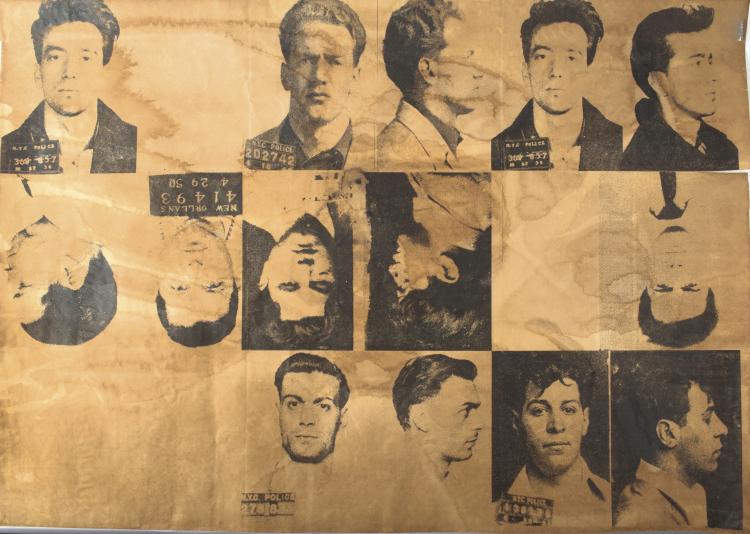 Hauptbild zu Objekt, 'Thirteen Most Wanted Men' (Proof), um 1964, Andy Warhol, 136B 120