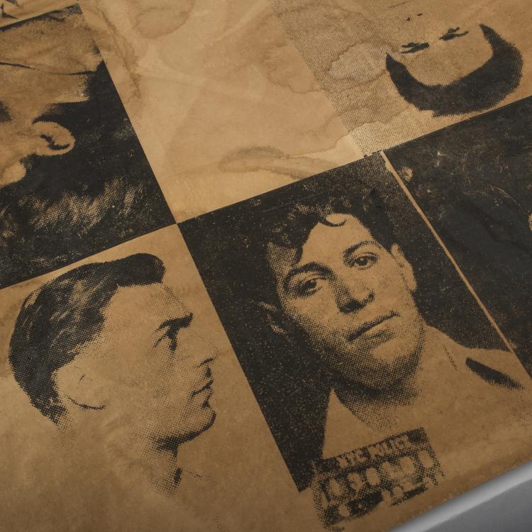 Bild 1 zu Objekt, 'Thirteen Most Wanted Men' (Proof), um 1964, Andy Warhol, 136B 120