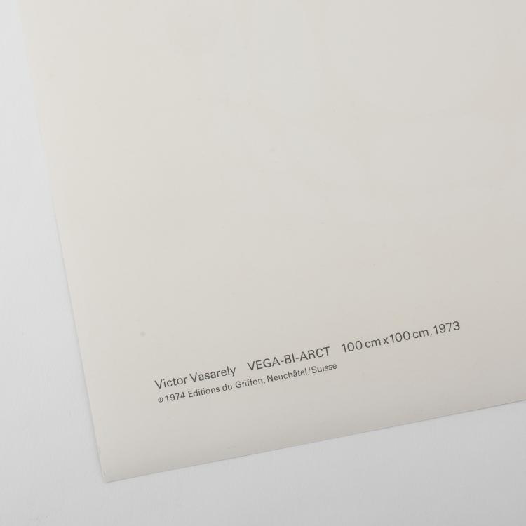 Bild 1 zu Objekt, 'Vega-Bi-Arct', 1973 (1974 print), Victor Vasarely, Editions du Griffon, Neuch&acirc;tel Schweiz, 136B 115