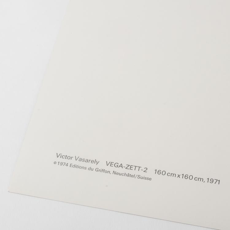 Bild 1 zu Objekt, 'Verga-Zett-2', 1971 (1974 print), Victor Vasarely, Editions du Griffon, Neuch&acirc;tel/Suisse, 136B 114