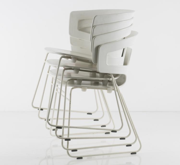 Bild 1 zu Objekt, Four 'Segesta 501' lawn chairs, 2002, Alfredo H&auml;berli, Alias, Bergamo, 137B 591