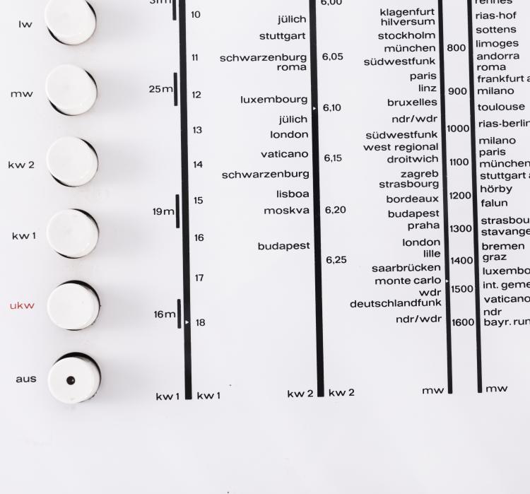 Bild 7 zu Objekt, '3300' stereo system, 1963, Verner Panton, Wega Radio GmbH, Fellbach, 137A 181