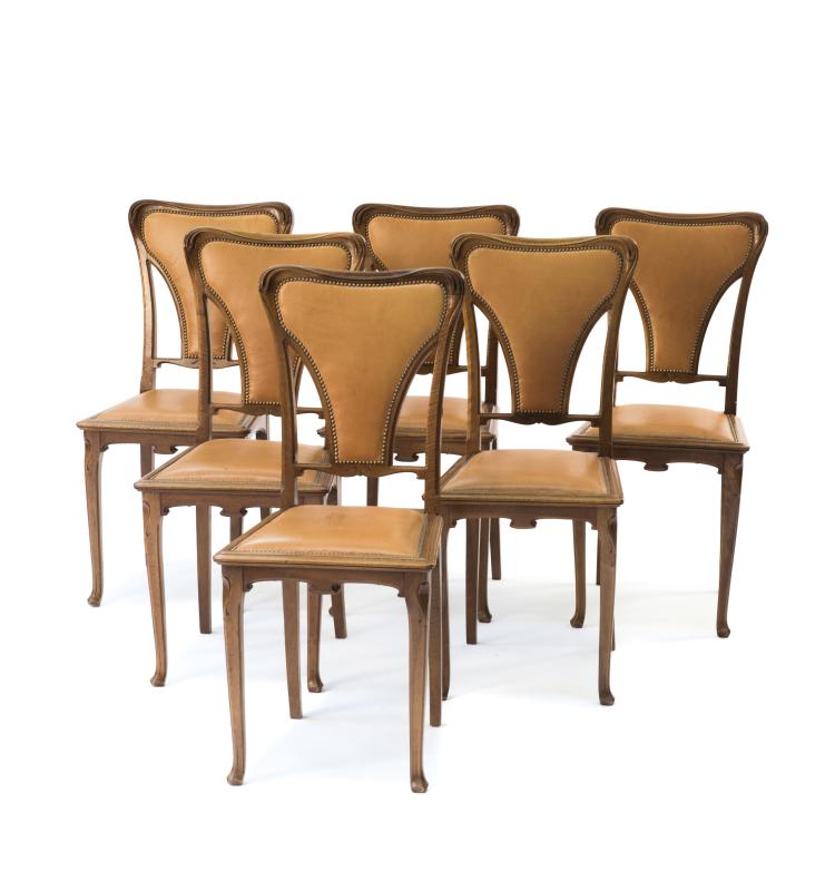 Hauptbild zu Objekt, Sechs St&uuml;hle, um 1905, Diot, Edouard, Paris, 135 604