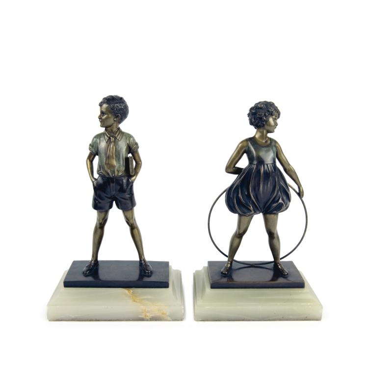 Hauptbild zu Objekt, 'Hoop Girl' and 'Sonny Boy', c1925, Ferdinand Preiss, 135 373