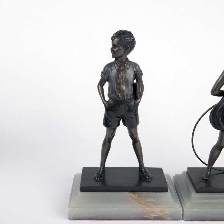 Bild 2 zu Objekt, 'Hoop Girl' and 'Sonny Boy', c1925, Ferdinand Preiss, 135 373