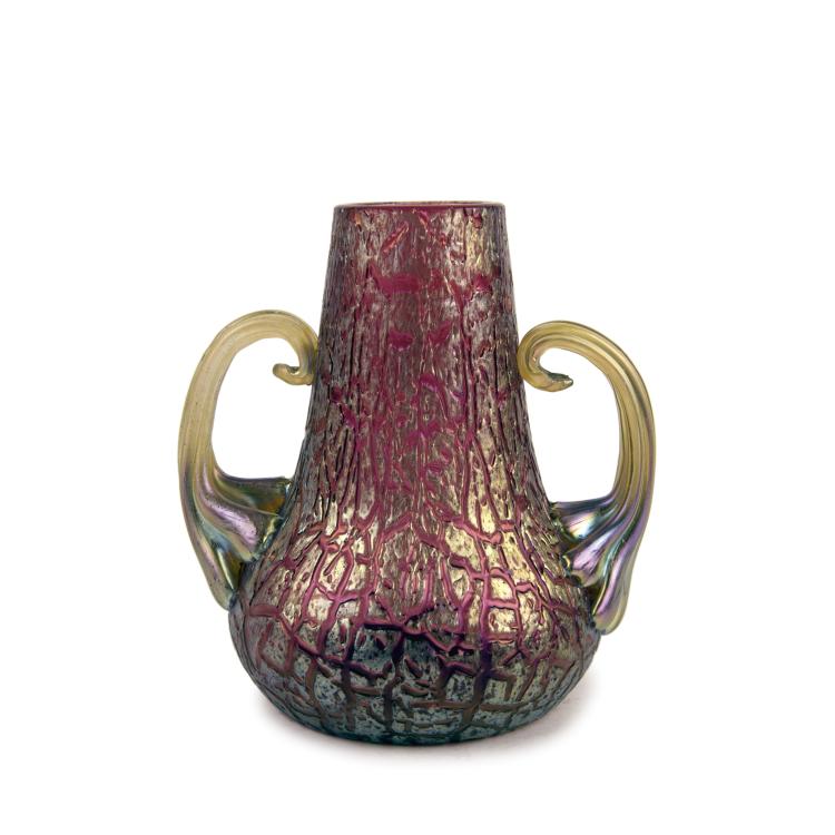Hauptbild zu Objekt, 'Astglas' vase, c1899, L&ouml;tz Wwe., Klosterm&uuml;hle, 135 258