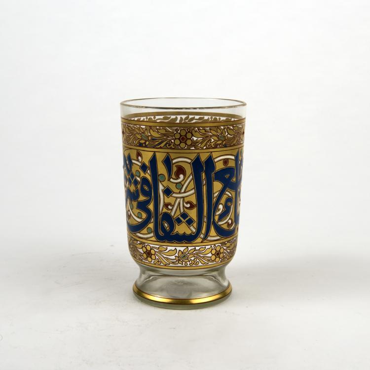 Bild 1 zu Objekt, Becher 'arabisch decorirt', 1878-79, Lobmeyr, 135 250