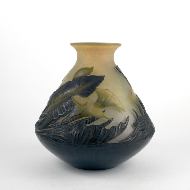 Bild 2 zu Objekt, Rare 'Calla des marais' Souffl&eacute; vase, 1931, Gall&eacute;, Emile, Nancy, 135 165