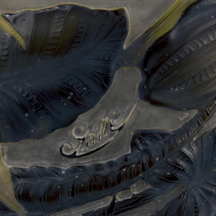 Bild 3 zu Objekt, Rare 'Calla des marais' Souffl&eacute; vase, 1931, Gall&eacute;, Emile, Nancy, 135 165