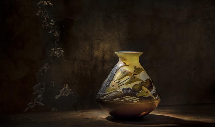 Bild 4 zu Objekt, Rare 'Calla des marais' Souffl&eacute; vase, 1931, Gall&eacute;, Emile, Nancy, 135 165