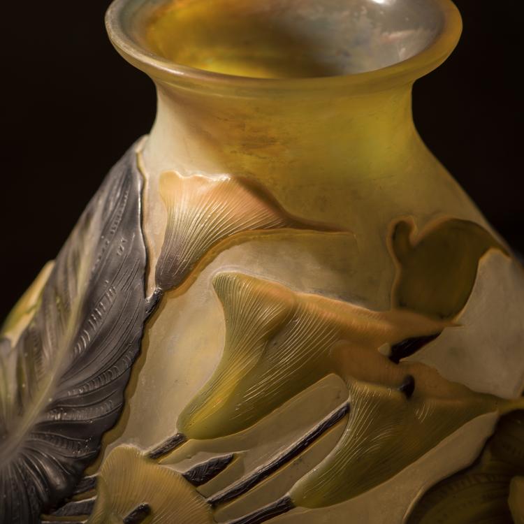 Bild 7 zu Objekt, Rare 'Calla des marais' Souffl&eacute; vase, 1931, Gall&eacute;, Emile, Nancy, 135 165