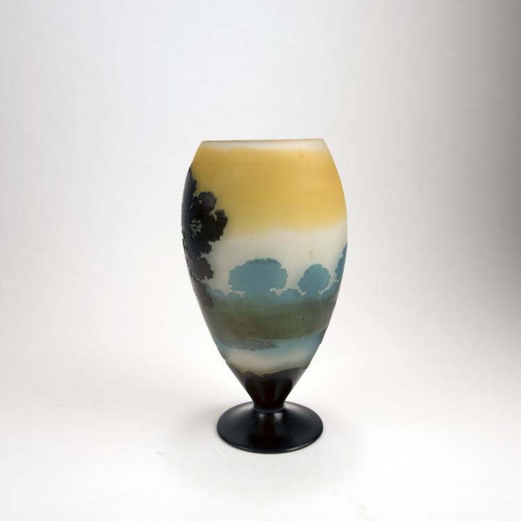 Bild 1 zu Objekt, Vase 'Paysage lacustre', 1914-16, Gall&eacute;, Emile, Nancy, 135 155