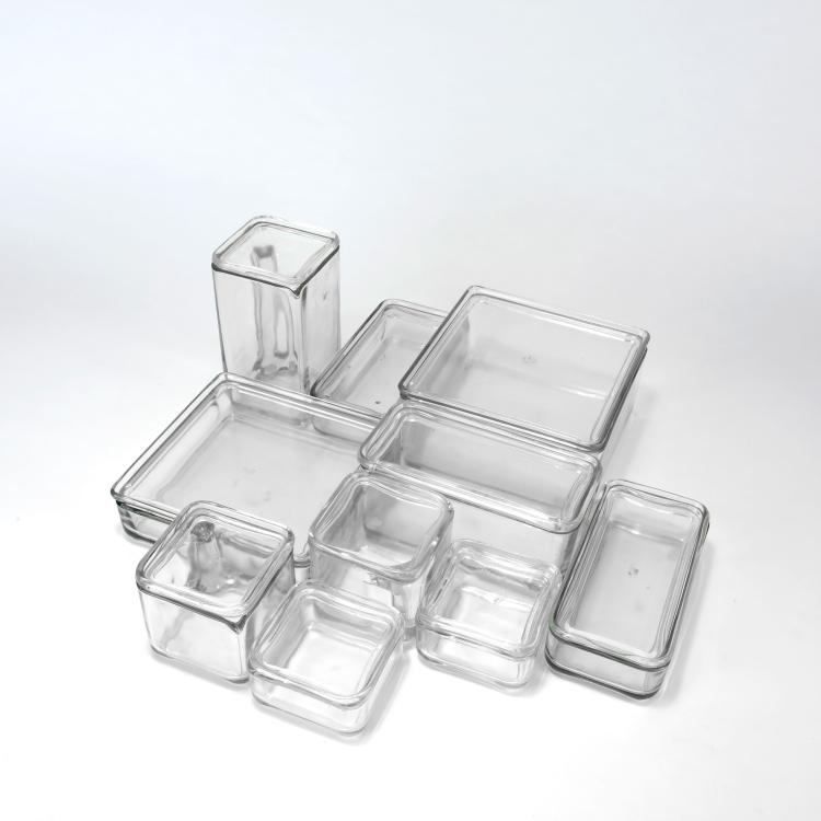 Hauptbild zu Objekt, 'Cubus' set, 1938, Wilhelm Wagenfeld, Wei&szlig;wasser Sendlinger Optische Glaswerke GmbH, Berlin-Zehlendorf, 134B 267